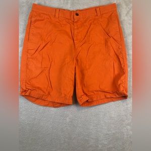 Magellan Shorts Mens 42 Orange Cargo  Outdoor Fishing Hiking Casual